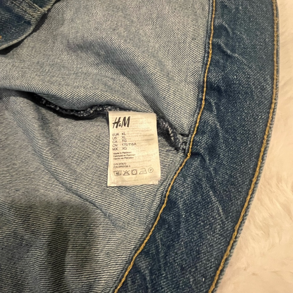 VTG H&M Men’s Jean Jacket. Street wear 90s style. XL - Picture 6 of 16